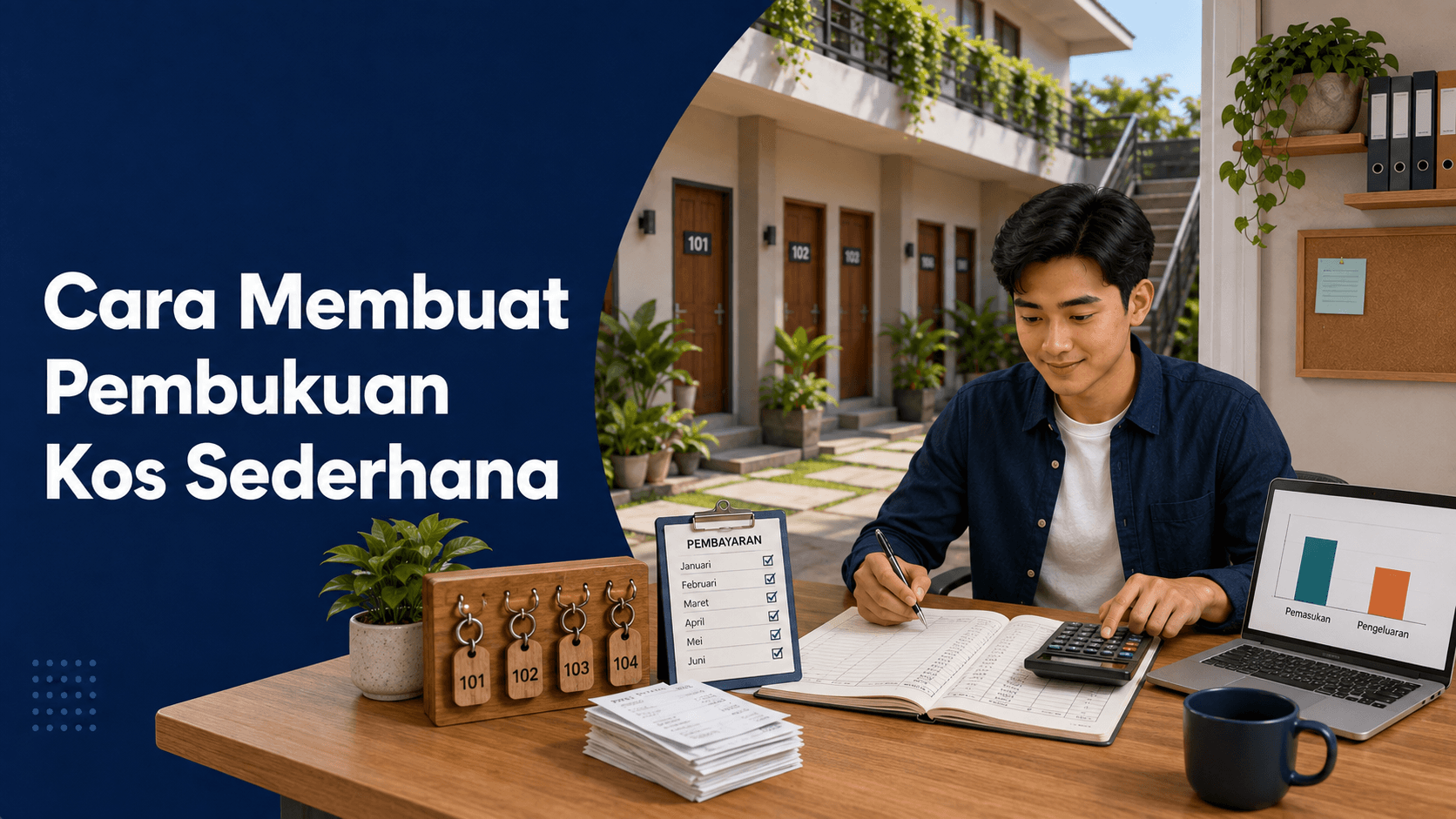 Cara Membuat Pembukuan Kos Sederhana untuk Pemula