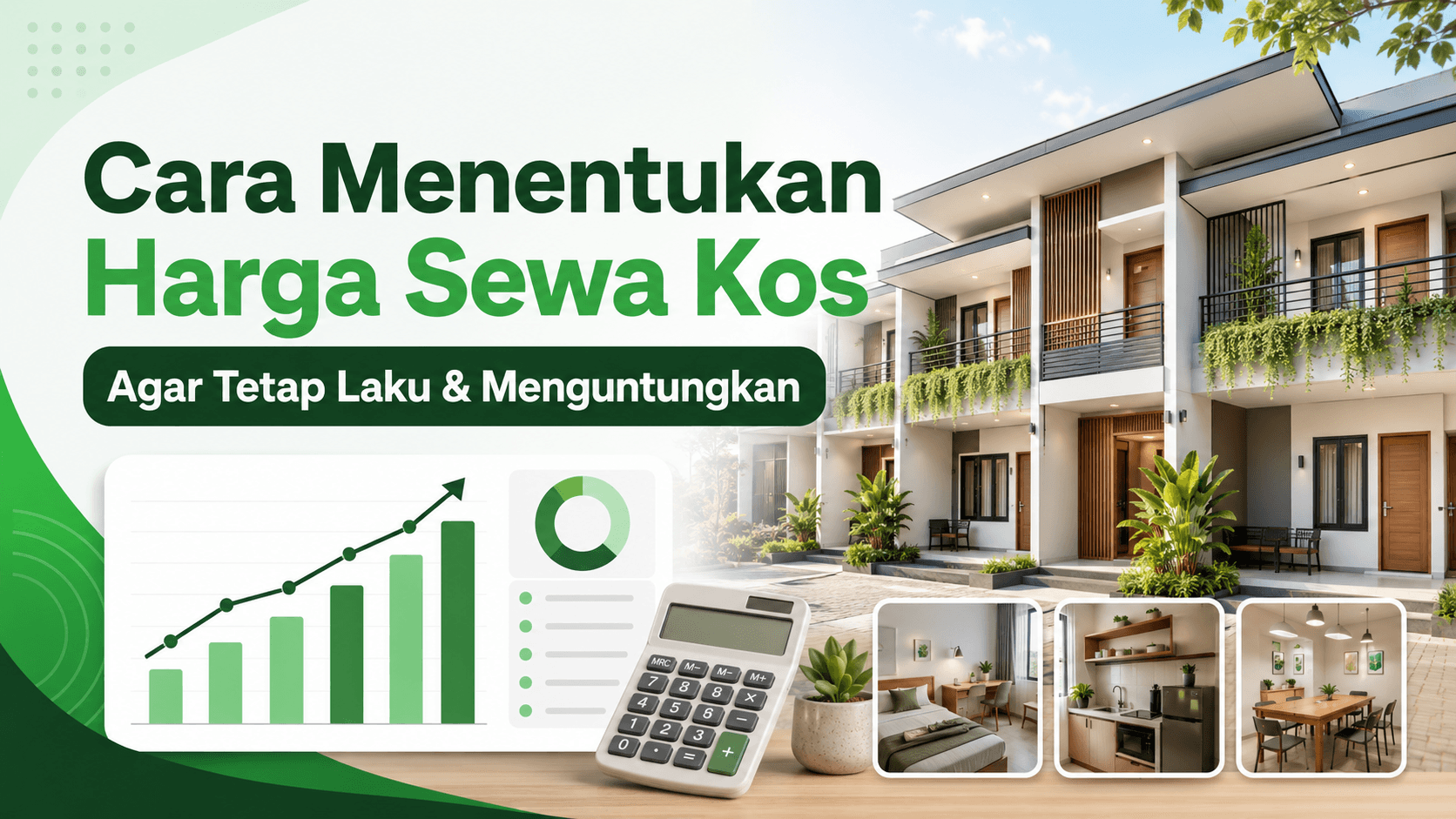 Cara menentukan harga sewa kos agar tetap laku dan menguntungkan