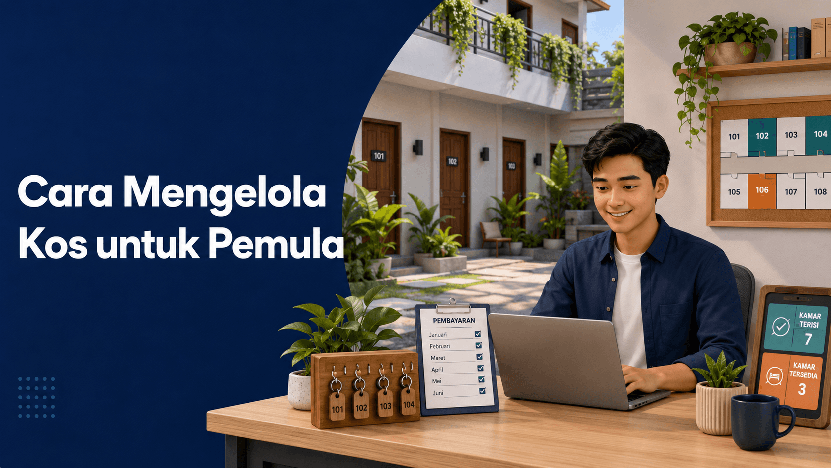 cover image cara mengelola kos