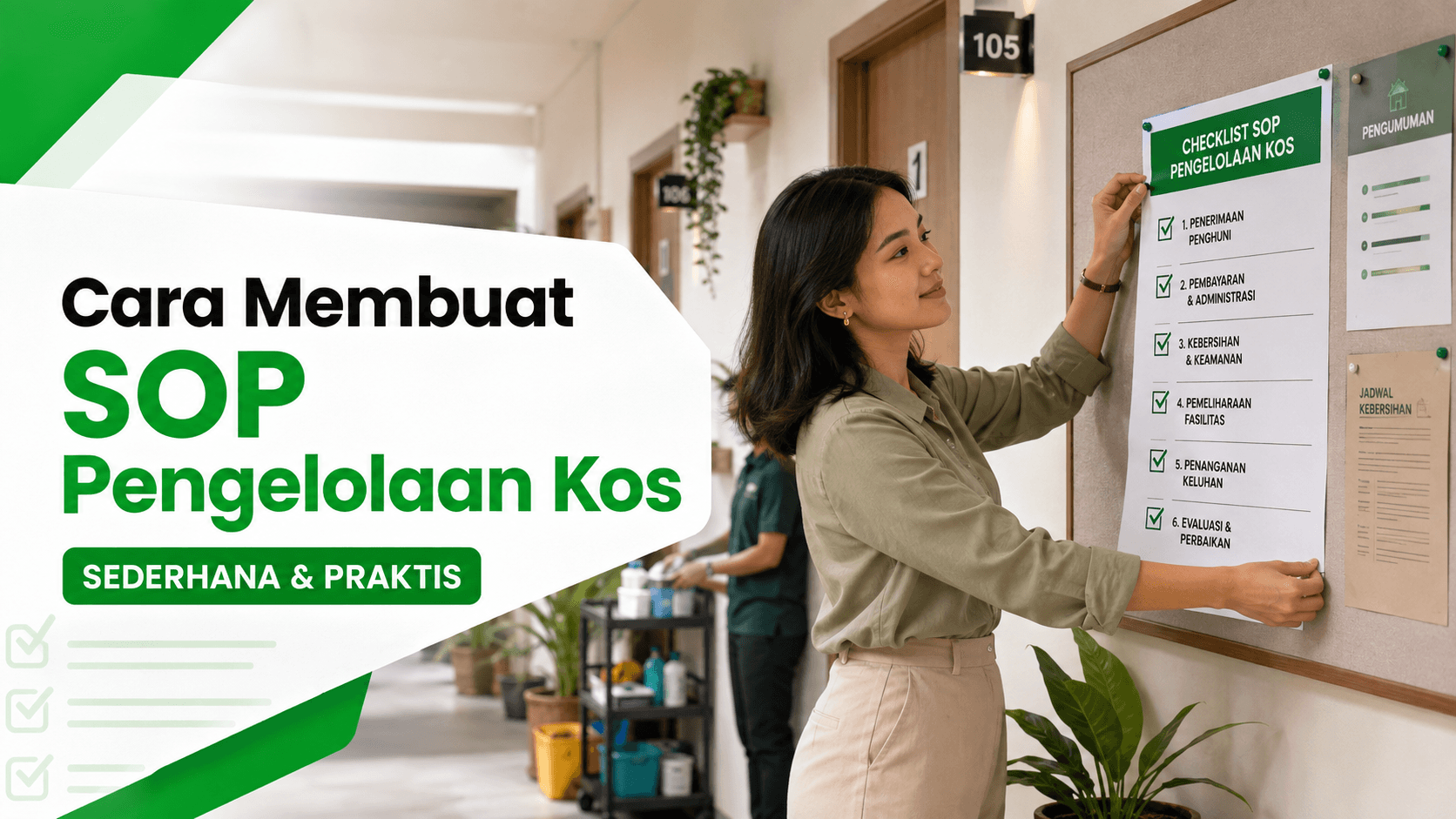 Cara Membuat SOP Pengelolaan Kos yang Sederhana
